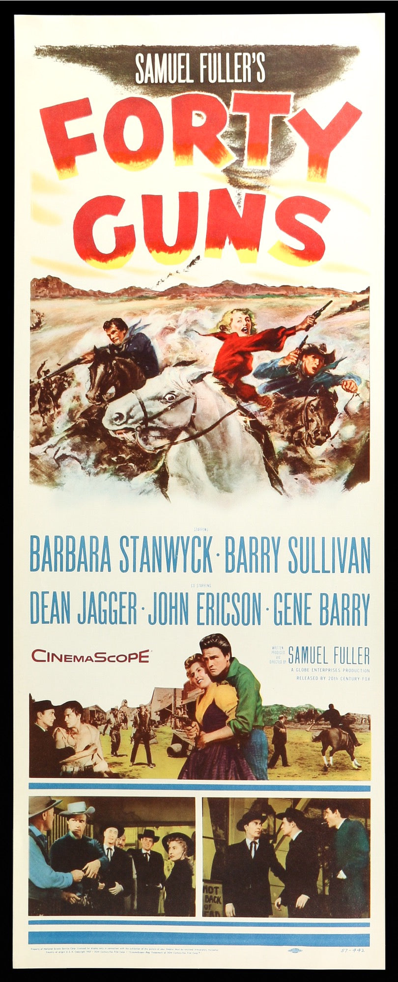Forty Guns (1957) original movie poster for sale at Original Film Art - Vintage Movie Posters