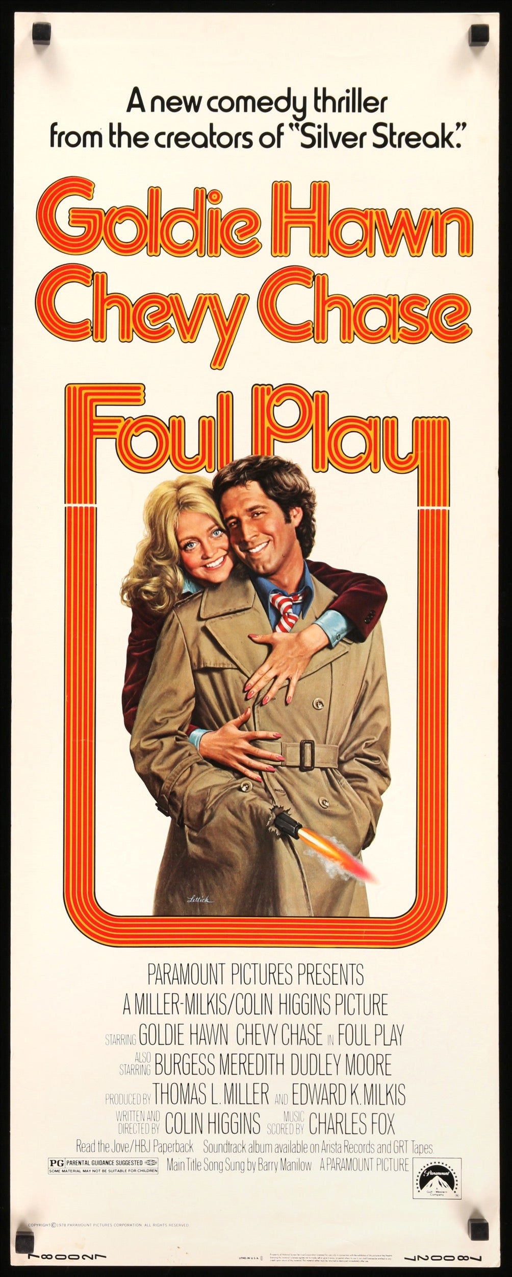 Foul Play (1978) original movie poster for sale at Original Film Art