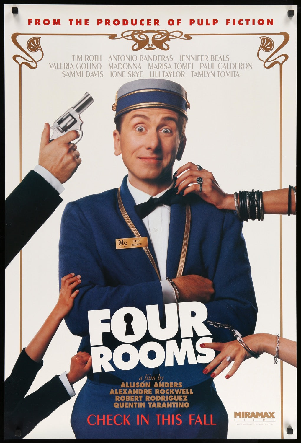 Four Rooms (1995) original movie poster for sale at Original Film Art