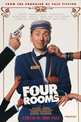 Cuatro habitaciones (1995) Póster de película original de una hoja