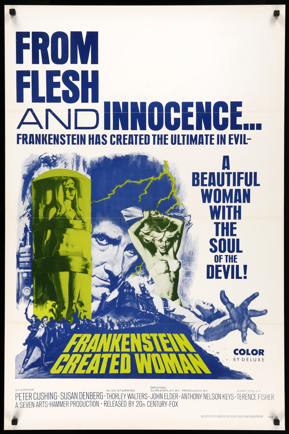 Frankenstein Created Woman (1967) original movie poster for sale at Original Film Art - Vintage Movie Posters