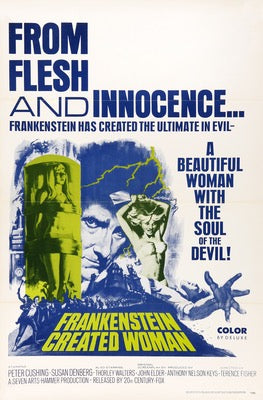 Frankenstein Created Woman (1967) original movie poster for sale at Original Film Art