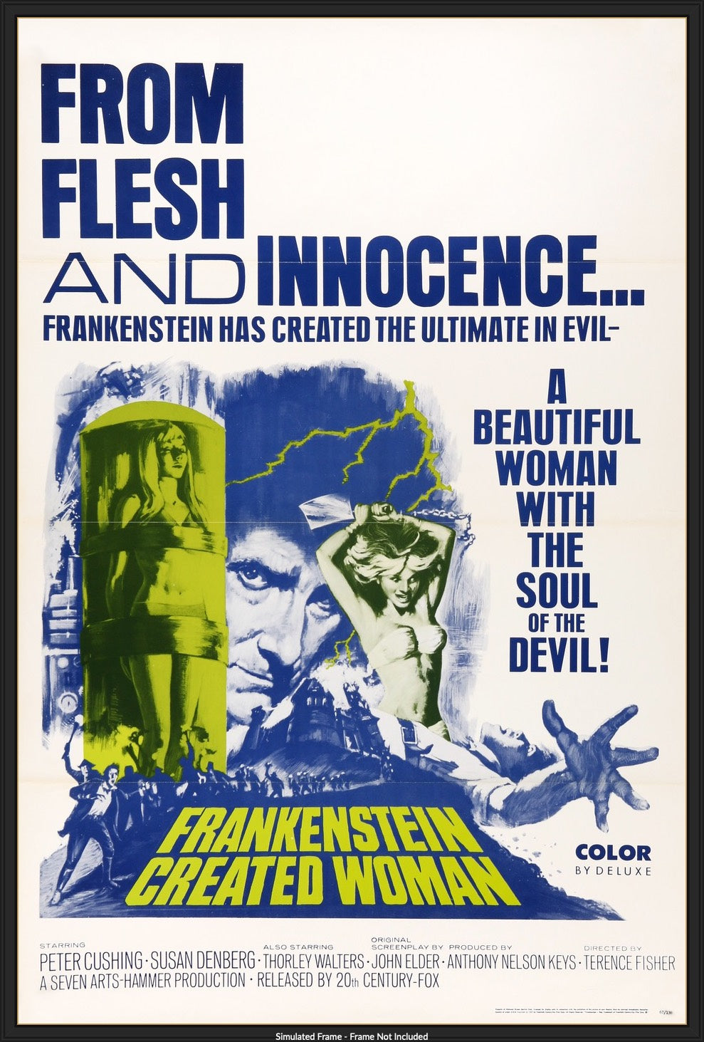 Frankenstein Created Woman (1967) original movie poster for sale at Original Film Art - Vintage Movie Posters
