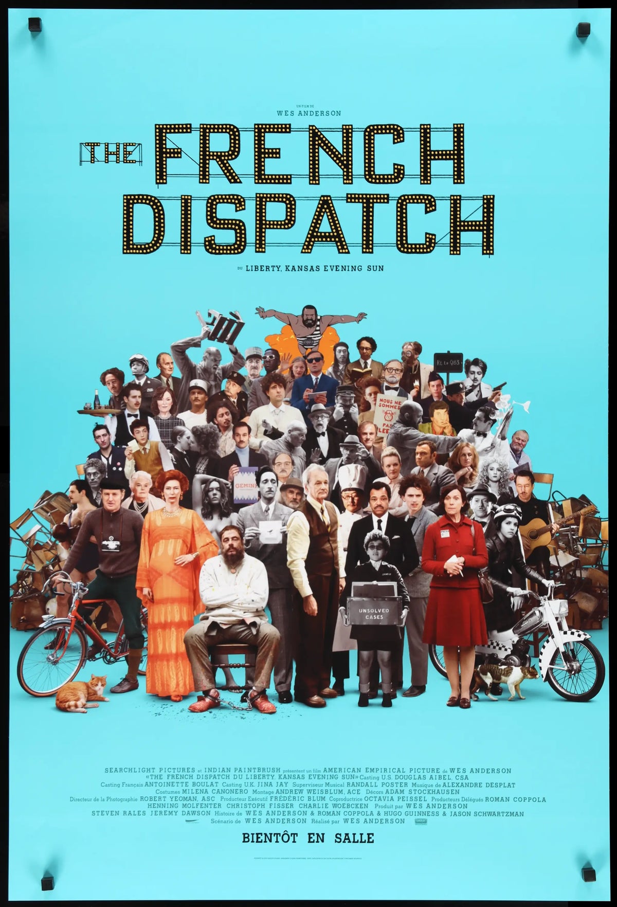 French Dispatch (2021) original movie poster for sale at Original Film Art - Vintage Movie Posters