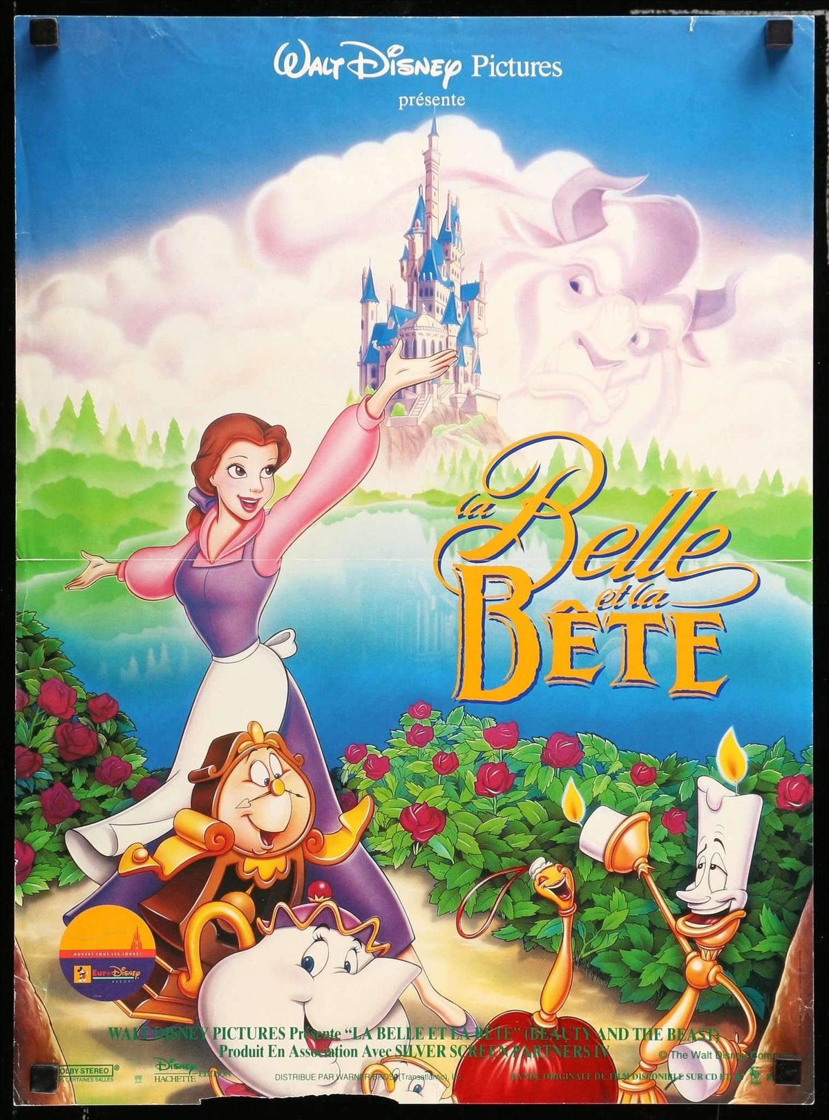 Beauty and the Beast (1991) original movie poster for sale at Original Film Art - Vintage Movie Posters