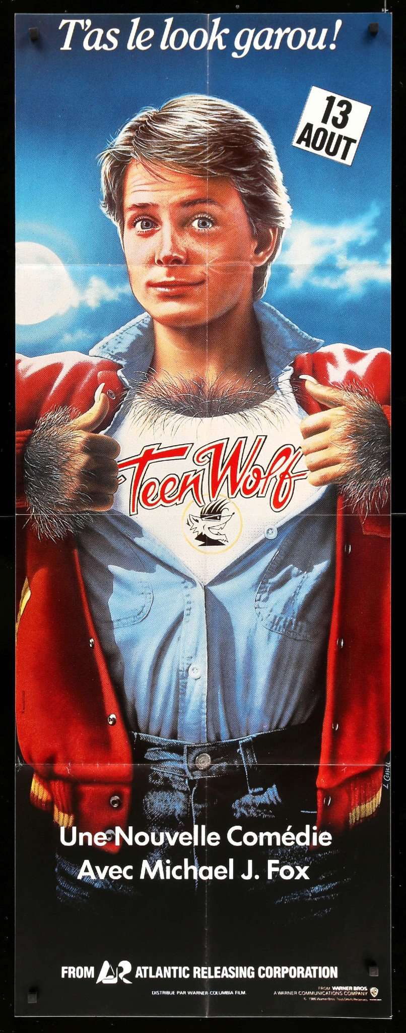 少狼 (1985) 原版法国电影海报 - 23" x 60" - Original Film Art - Vintage Movie Posters