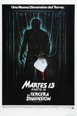 Friday the 13th Part III 3-D (1982) original movie poster for sale at Original Film Art - Vintage Movie Posters
