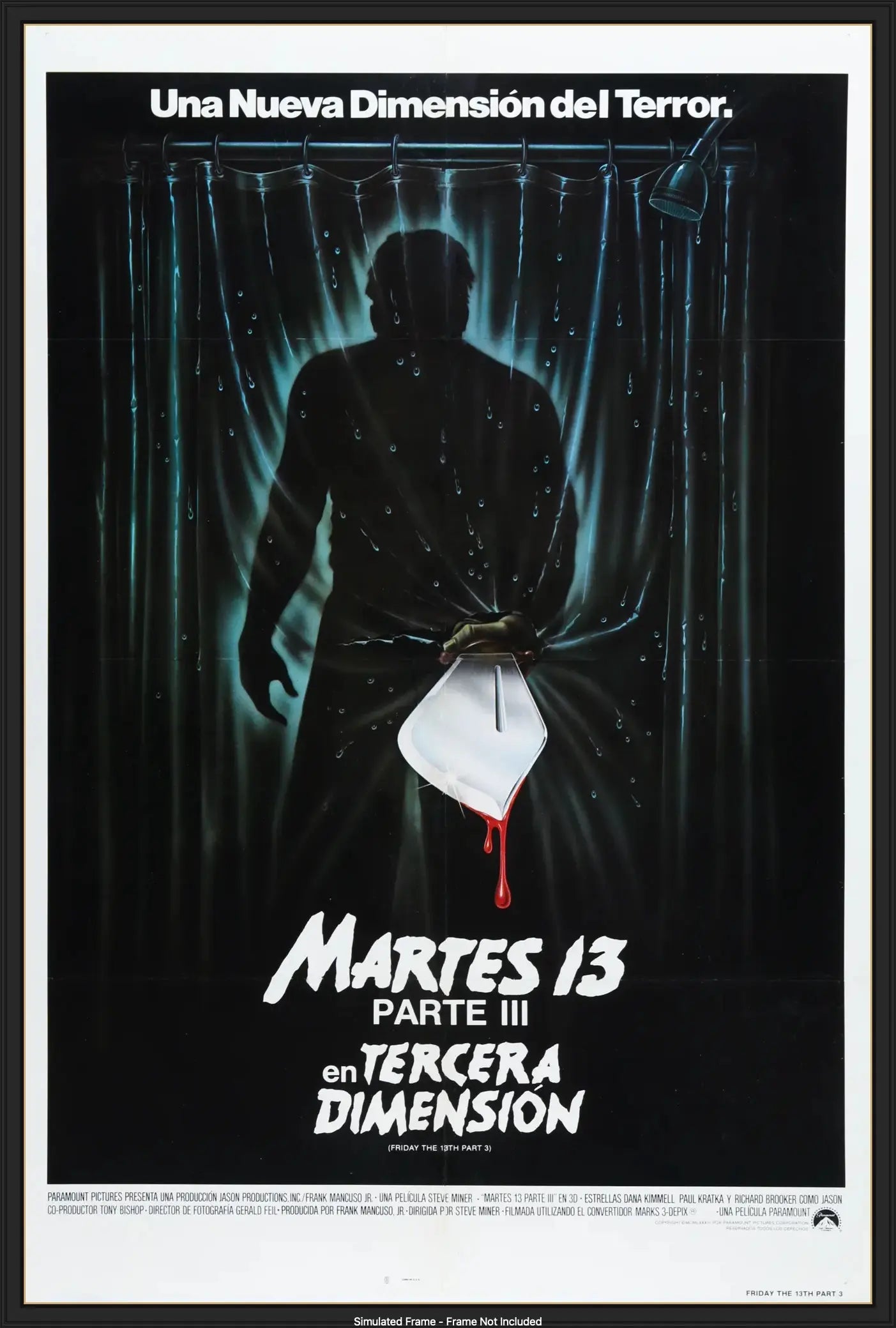 Friday the 13th Part III 3-D (1982) original movie poster for sale at Original Film Art