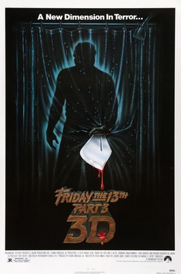 Friday the 13th Part III 3-D (1982) original movie poster for sale at Original Film Art - Vintage Movie Posters