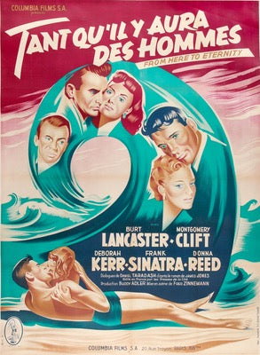 From Here to Eternity (1953) original movie poster for sale at Original Film Art - Vintage Movie Posters