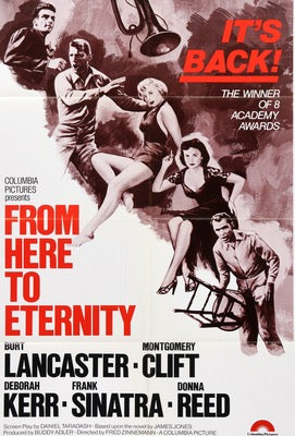 From Here to Eternity (1953) original movie poster for sale at Original Film Art - Vintage Movie Posters