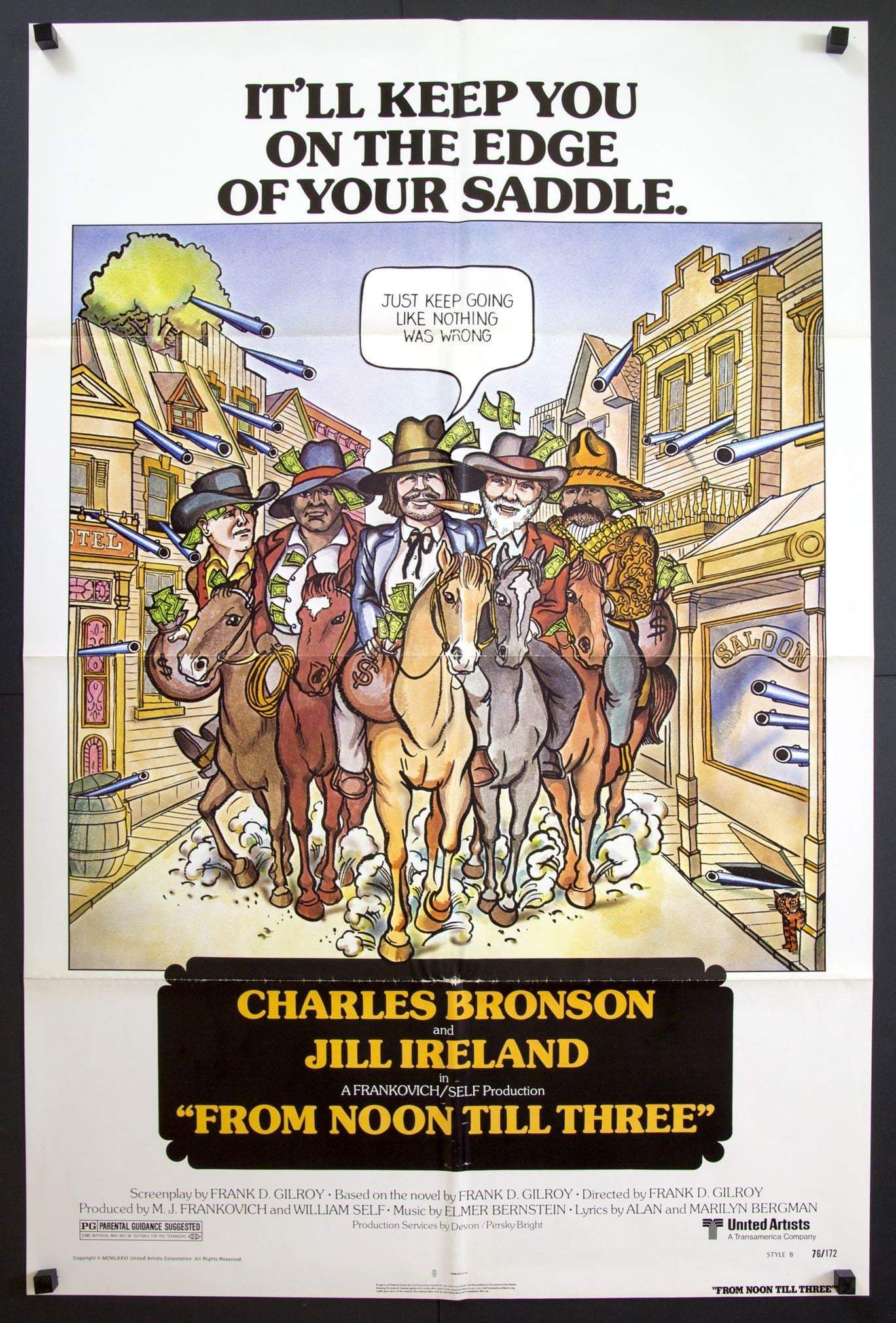 From Noon Till Three (1976) original movie poster for sale at Original Film Art - Vintage Movie Posters