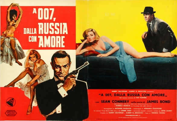 From Russia with Love (1963) original movie poster for sale at Original Film Art - Vintage Movie Posters