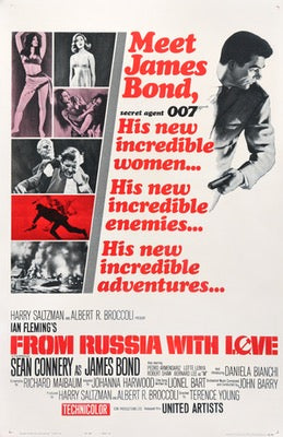 From Russia with Love (1963) original movie poster for sale at Original Film Art - Vintage Movie Posters
