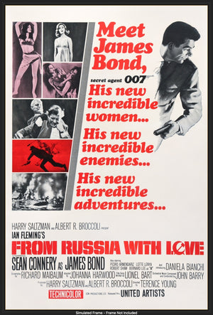 From Russia with Love (1963) original movie poster for sale at Original Film Art