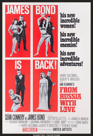 From Russia with Love (1963) original movie poster for sale at Original Film Art