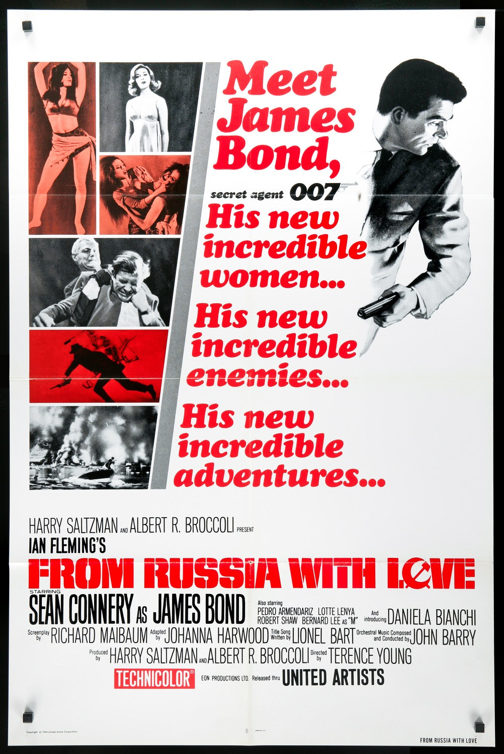From Russia with Love (1963) original movie poster for sale at Original Film Art
