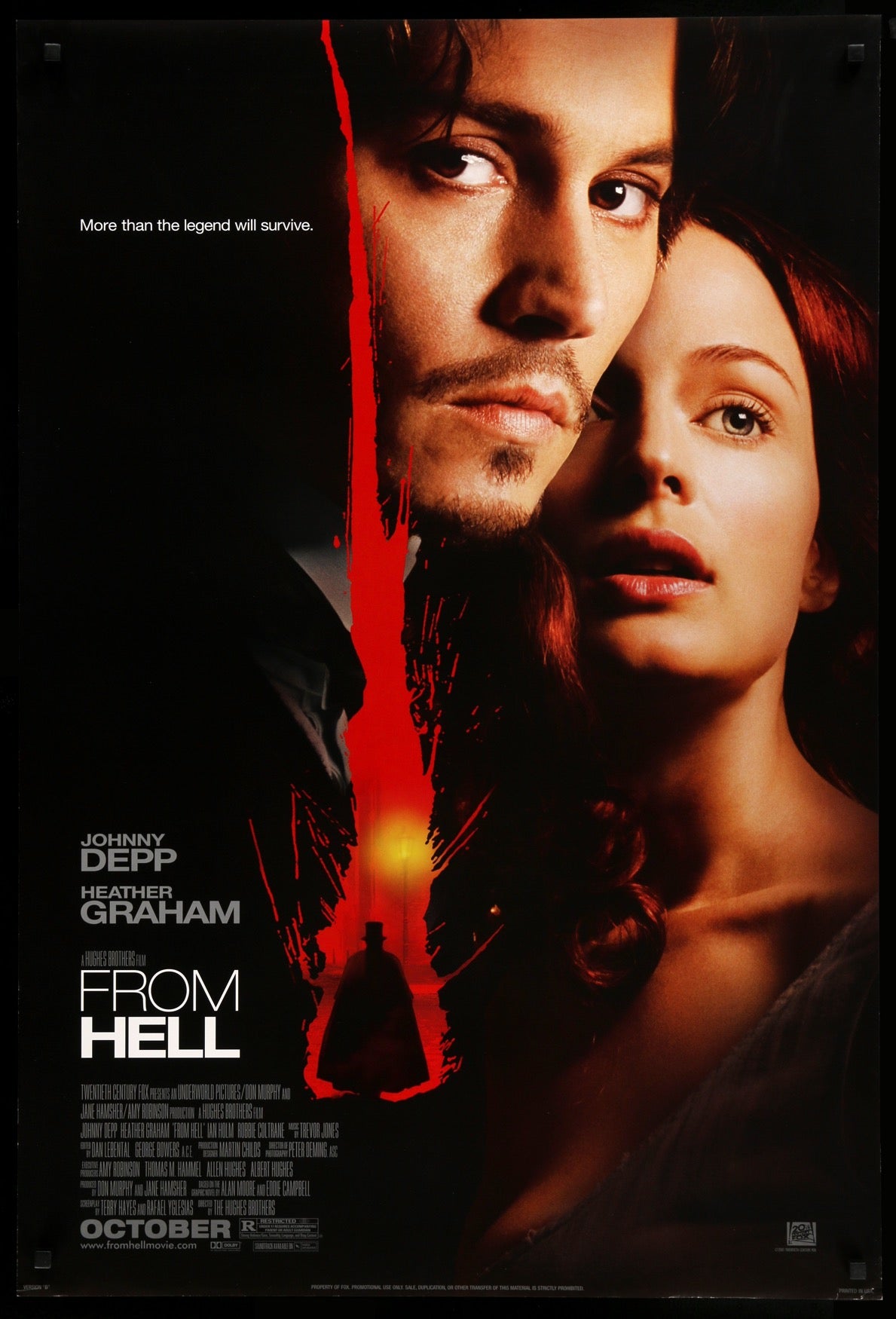 From Hell (2001) original movie poster for sale at Original Film Art - Vintage Movie Posters
