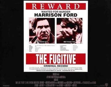 Fugitive (1993) original movie poster for sale at Original Film Art - Vintage Movie Posters