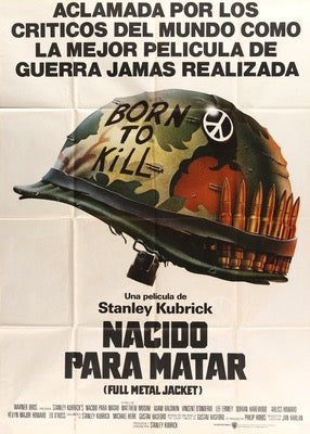 Full Metal Jacket (1987) original movie poster for sale at Original Film Art - Vintage Movie Posters