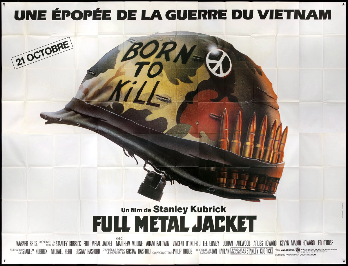 Full Metal Jacket (1987) original movie poster for sale at Original Film Art - Vintage Movie Posters