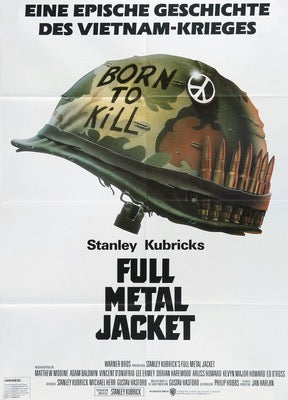 Full Metal Jacket (1987) original movie poster for sale at Original Film Art - Vintage Movie Posters