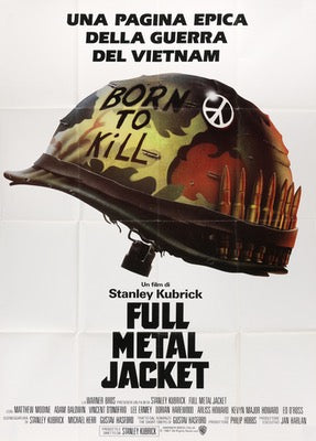 Full Metal Jacket (1987) original movie poster for sale at Original Film Art - Vintage Movie Posters