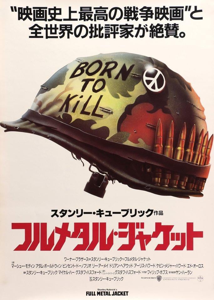 Full Metal Jacket (1987) original movie poster for sale at Original Film Art - Vintage Movie Posters