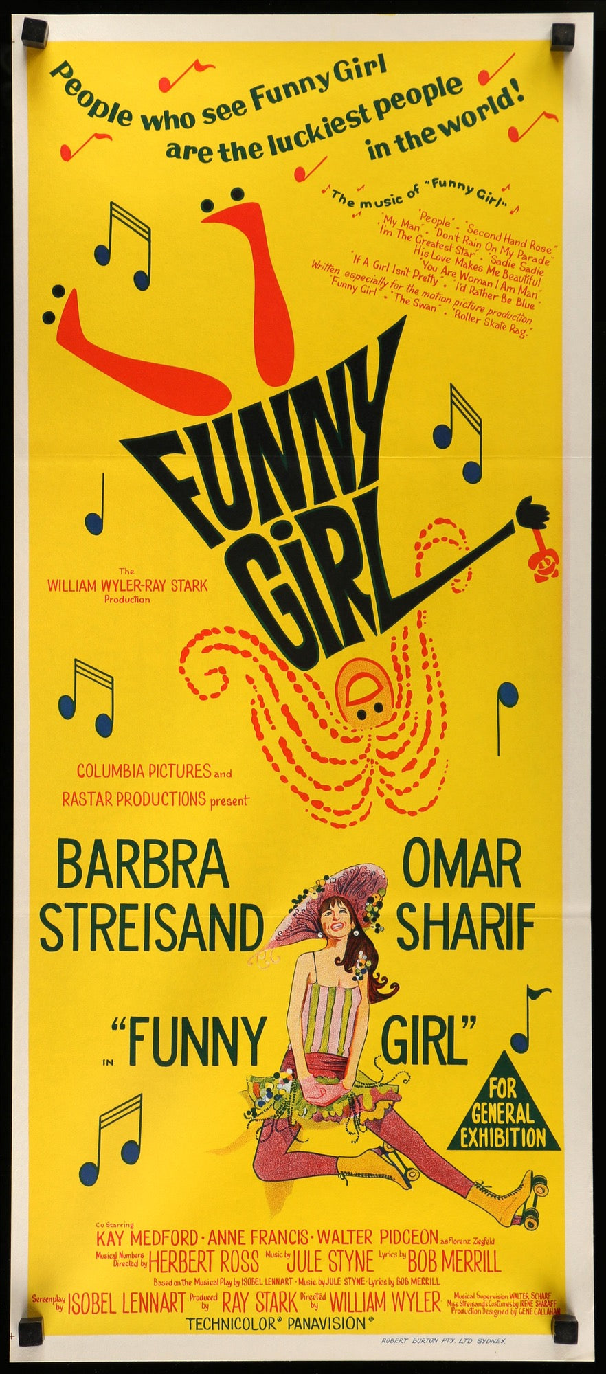Funny Girl (1968) original movie poster for sale at Original Film Art