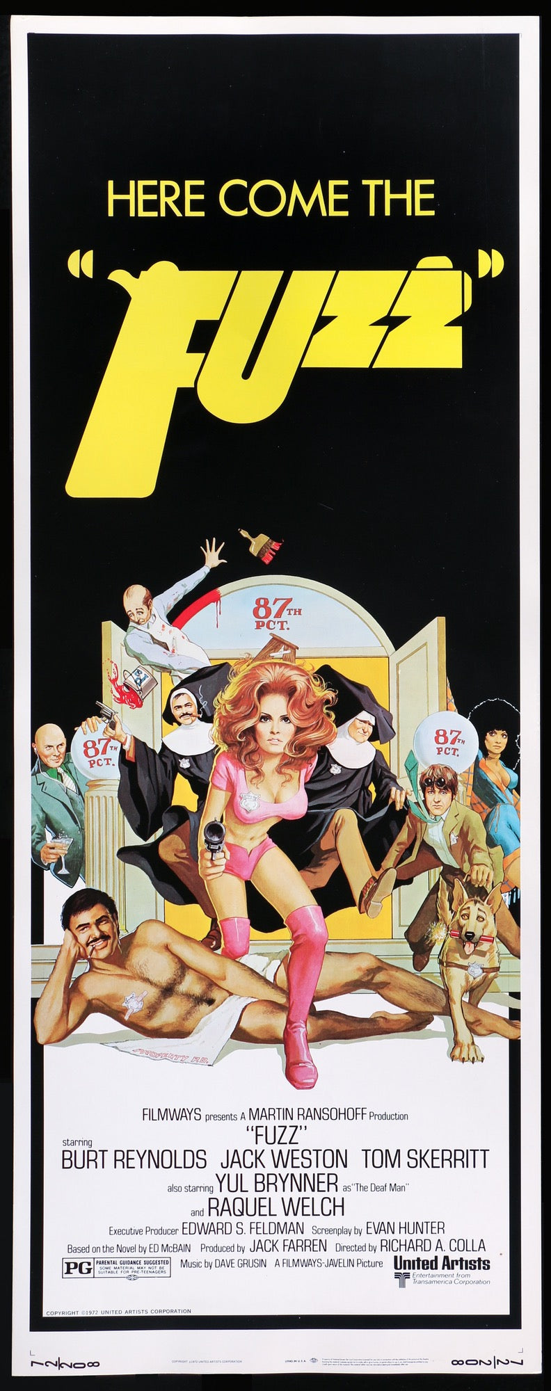 Fuzz (1972) original movie poster for sale at Original Film Art - Vintage Movie Posters