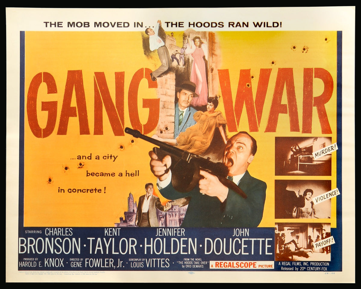 Gang War (1958) original movie poster for sale at Original Film Art