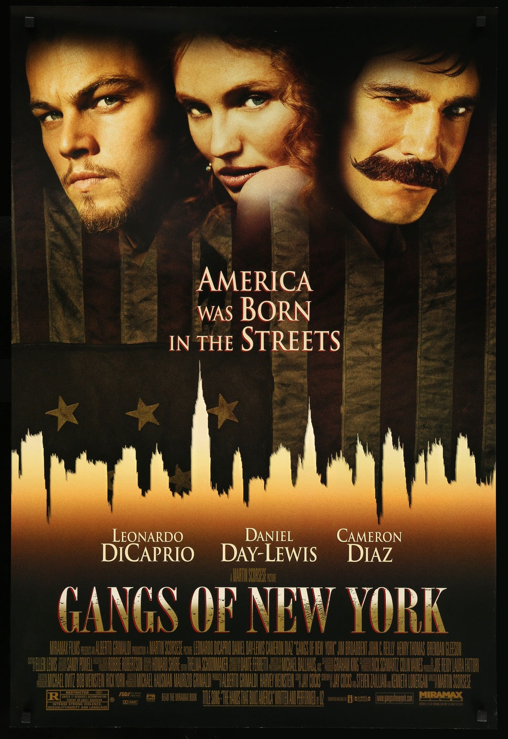 Gangs of New York (2002) original movie poster for sale at Original Film Art - Vintage Movie Posters