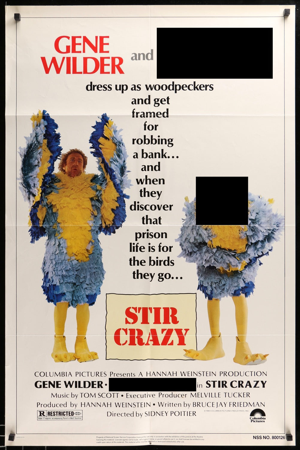 Stir Crazy (1980) One-Sheet Movie Poster - Original Film Art