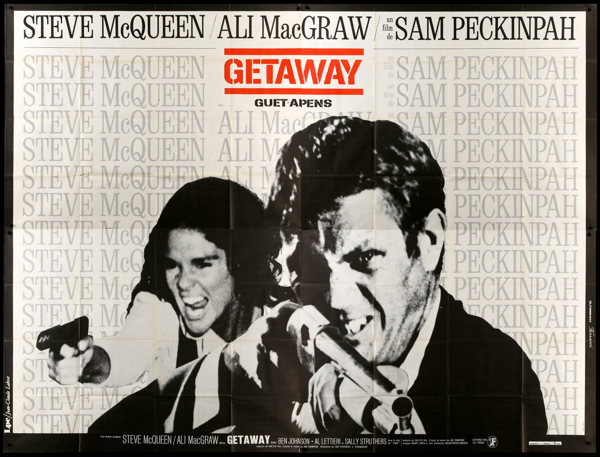 Getaway (1972) original movie poster for sale at Original Film Art