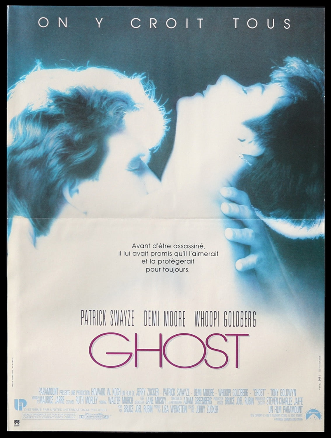 Ghost (1990) original movie poster for sale at Original Film Art - Vintage Movie Posters