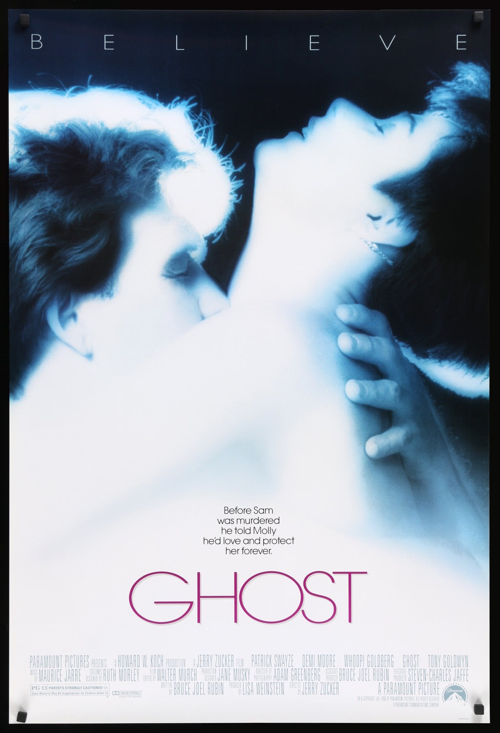 Ghost (1990) original movie poster for sale at Original Film Art