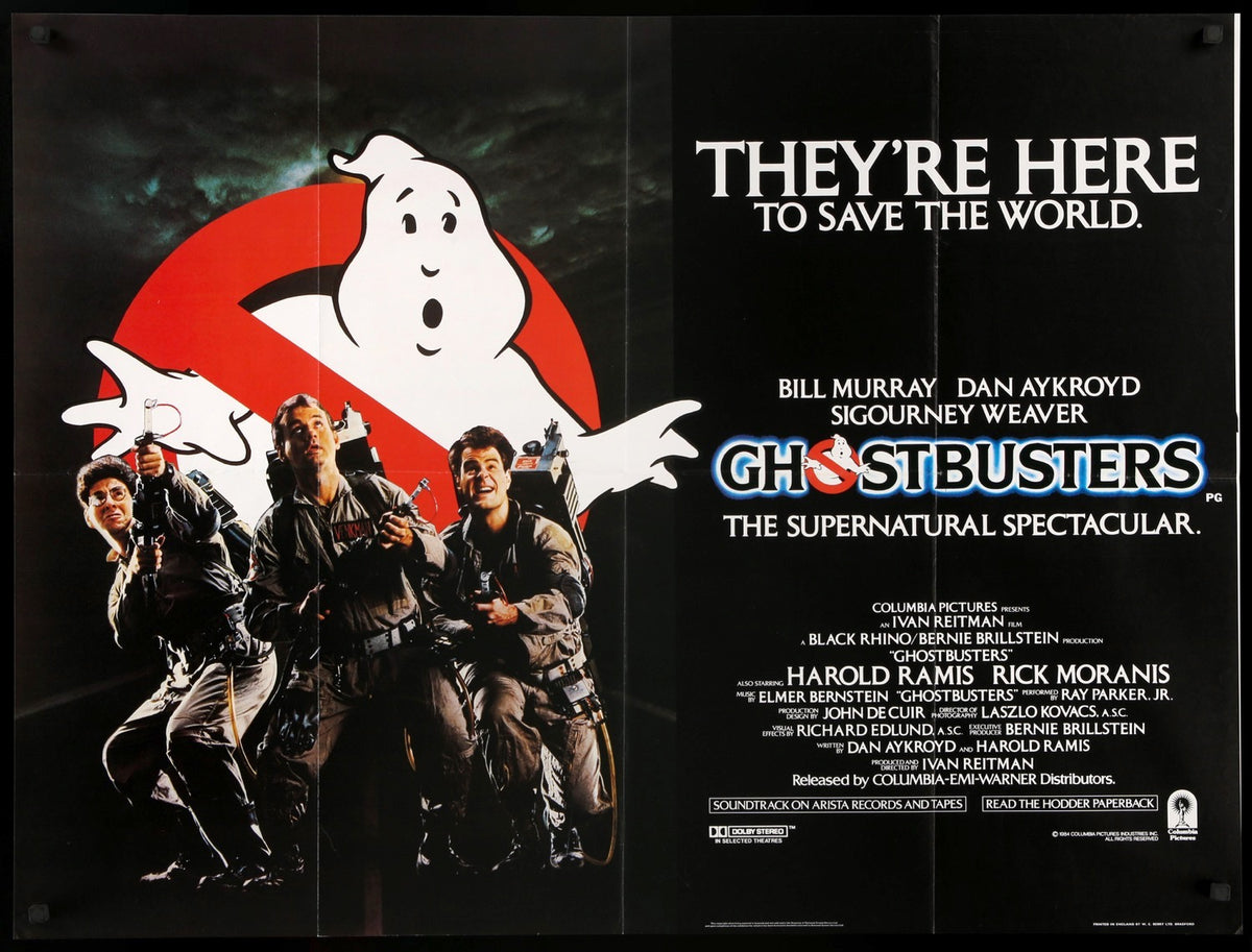 Ghostbusters (1984) original movie poster for sale at Original Film Art - Vintage Movie Posters