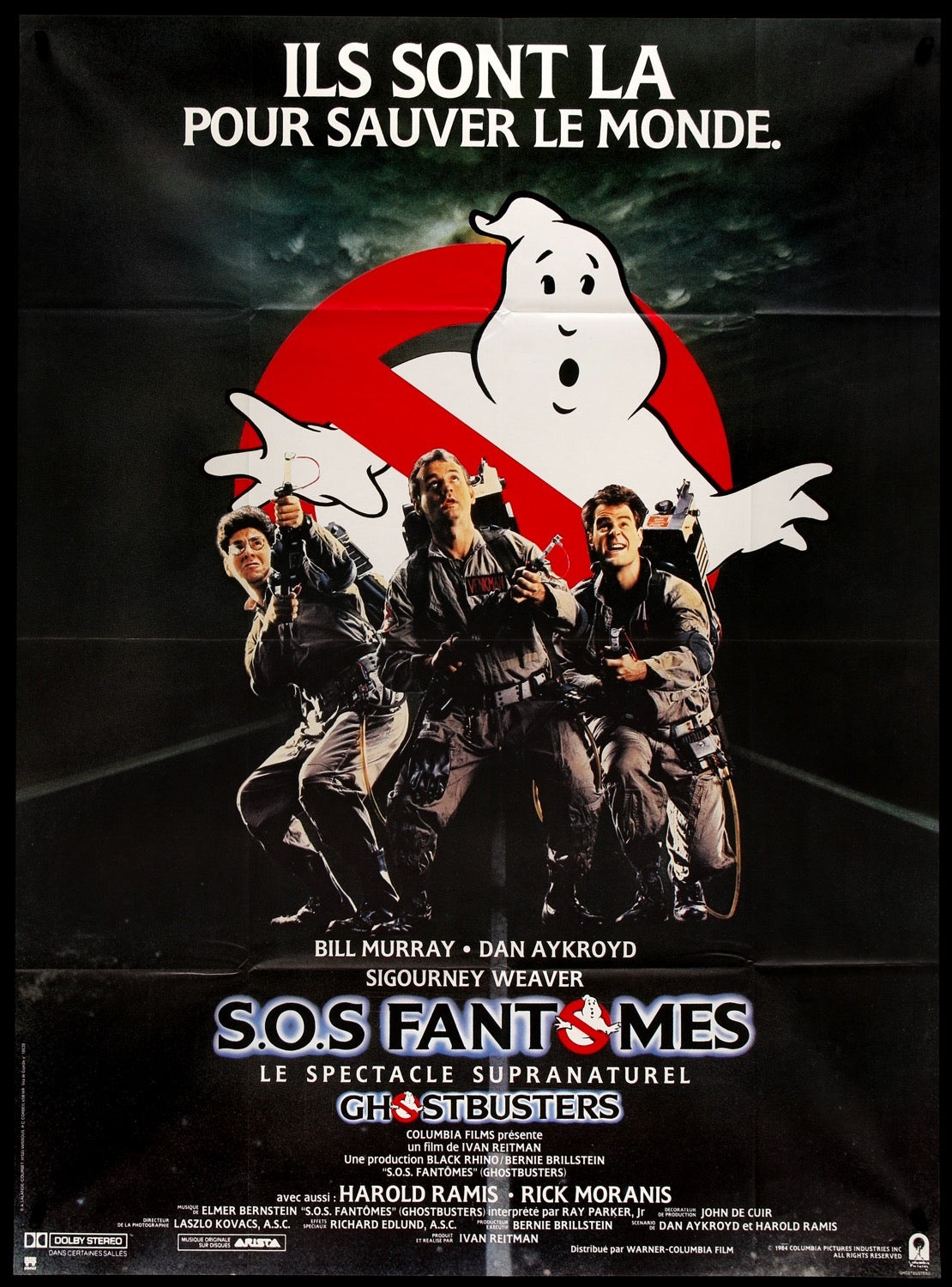 Ghostbusters (1984) original movie poster for sale at Original Film Art - Vintage Movie Posters