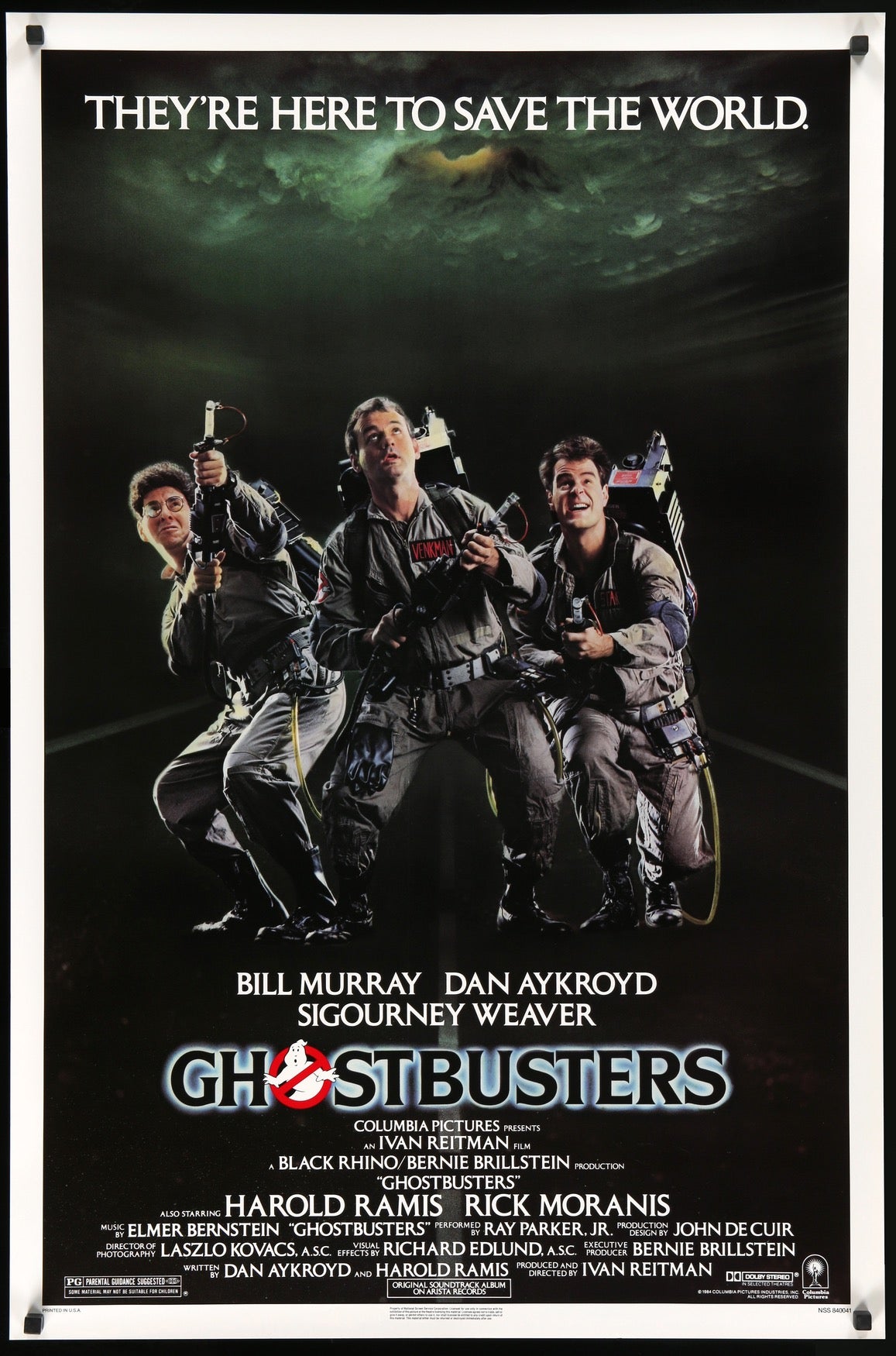 Ghostbusters (1984) original movie poster for sale at Original Film Art - Vintage Movie Posters