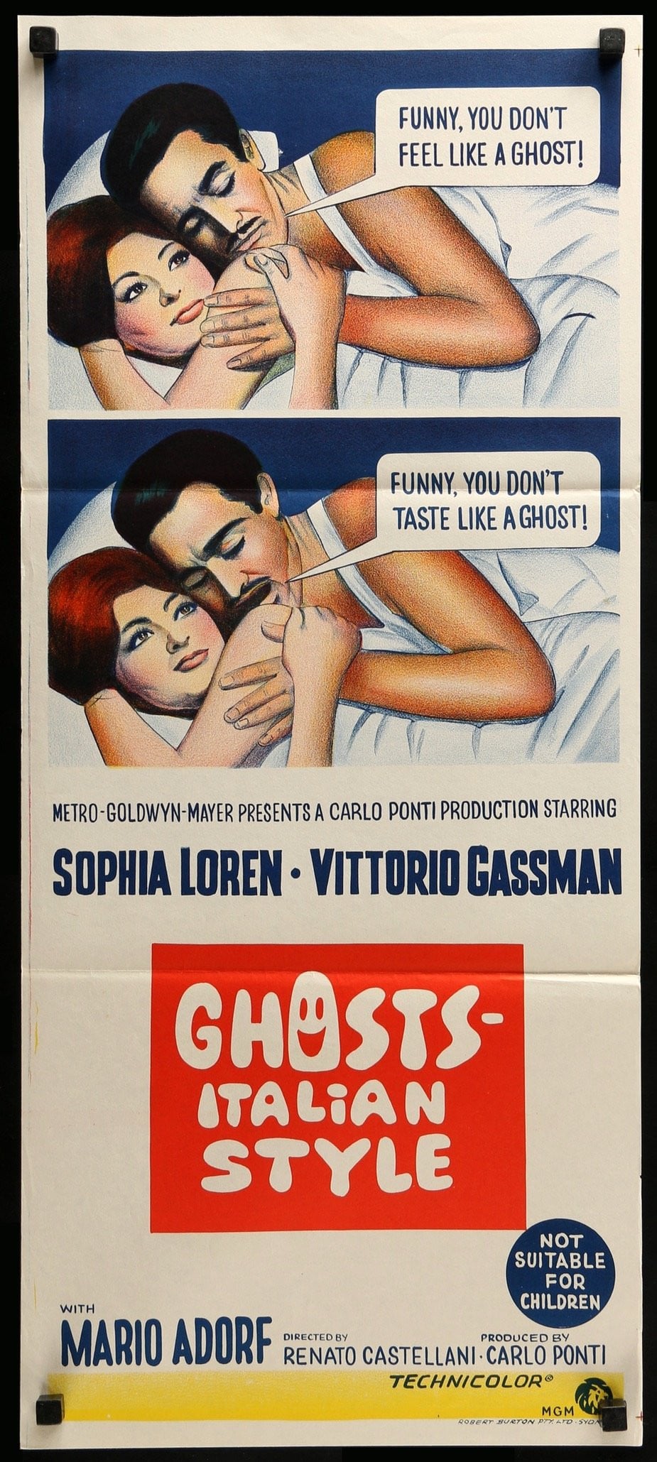Ghosts - Italian Style (1967) original movie poster for sale at Original Film Art