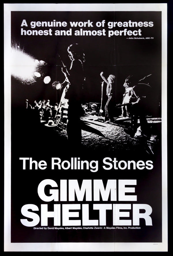 Gimme Shelter (1970) Original One-Sheet Movie Poster - Original