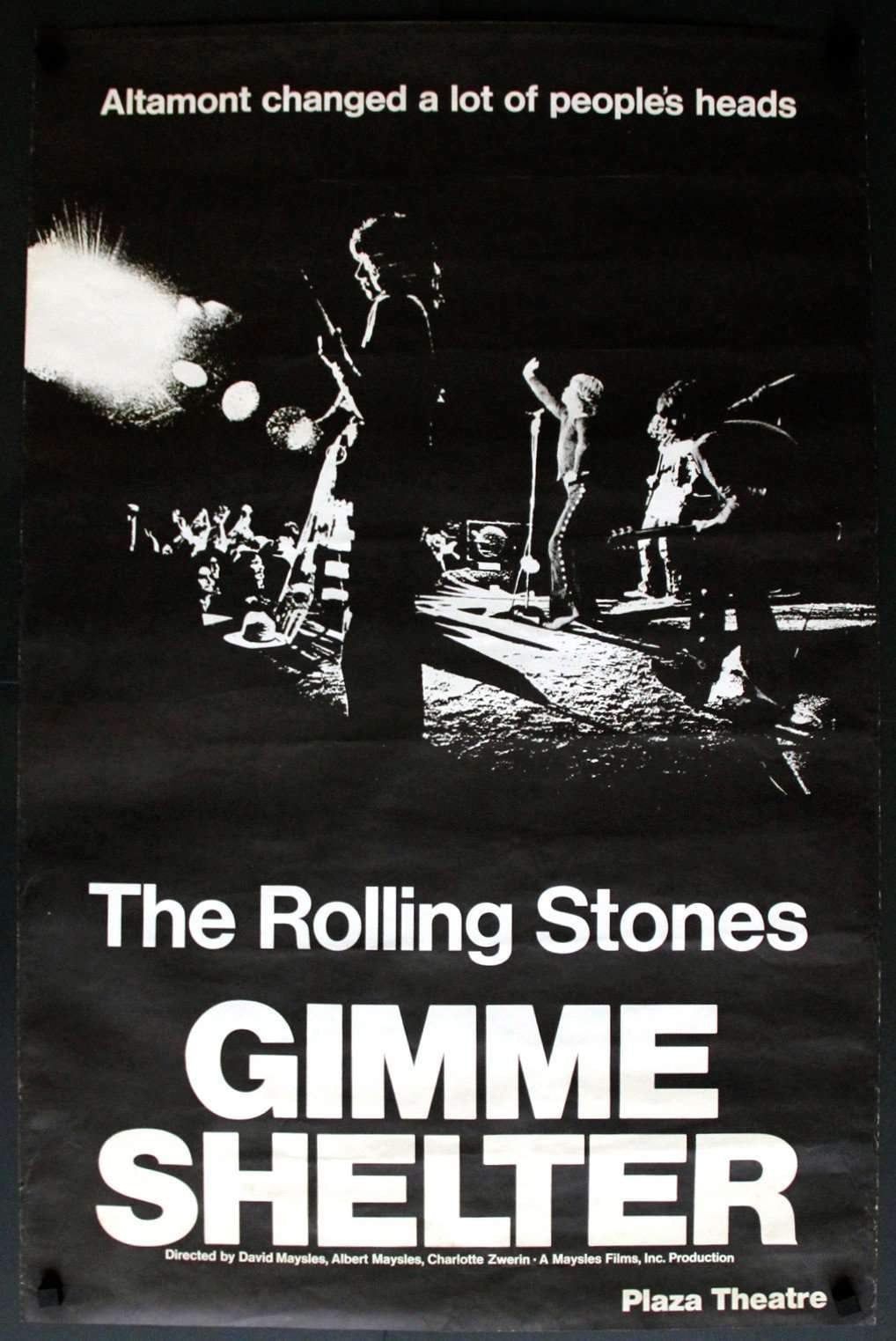 Gimme Shelter (1970) original movie poster for sale at Original Film Art