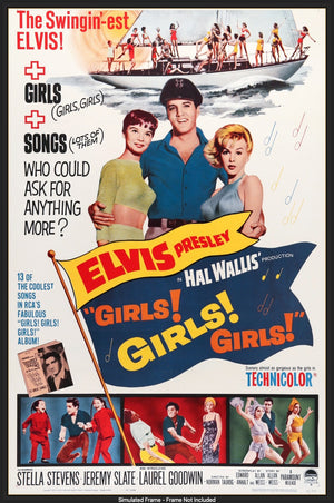 Girls! Girls! Girls! (1962) original movie poster for sale at Original Film Art