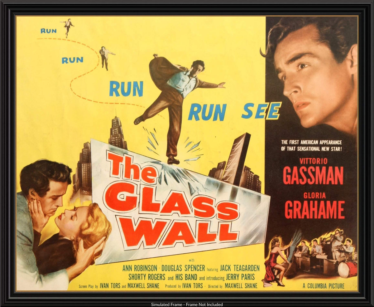 Glass Wall (1953) original movie poster for sale at Original Film Art - Vintage Movie Posters