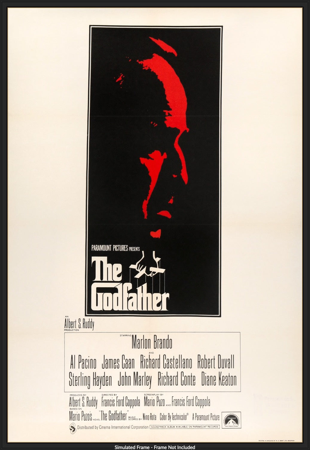 Godfather (1972) original movie poster for sale at Original Film Art - Vintage Movie Posters
