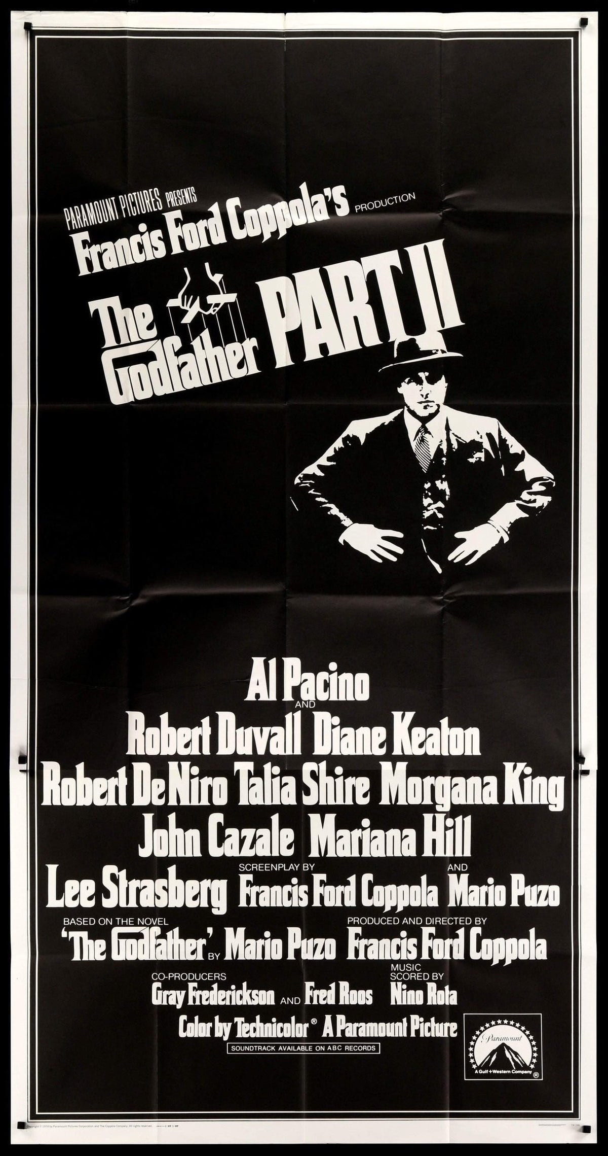 Godfather Part II (1974) original movie poster for sale at Original Film Art - Vintage Movie Posters