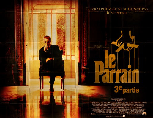 The Godfather: Part III (1990) French Eight Panel Movie Poster