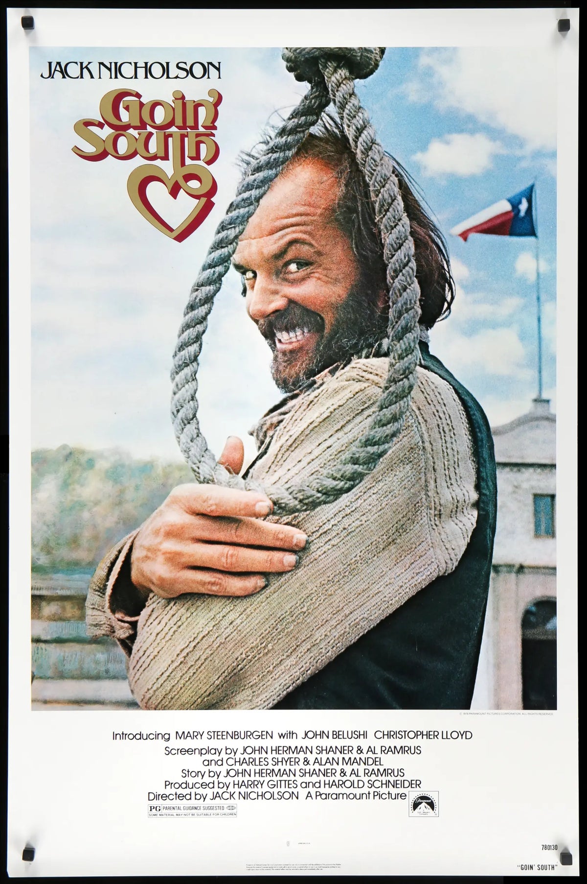 Goin&#39; South (1978) original movie poster for sale at Original Film Art - Vintage Movie Posters