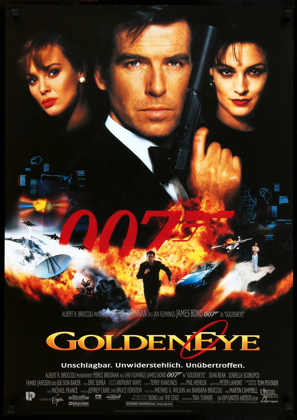 GoldenEye (1995) original movie poster for sale at Original Film Art