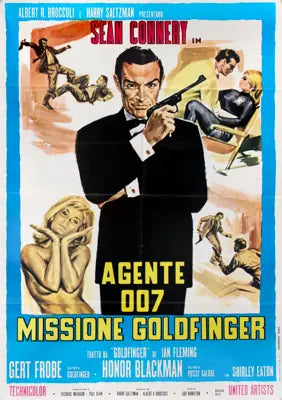 Goldfinger (1964) original movie poster for sale at Original Film Art